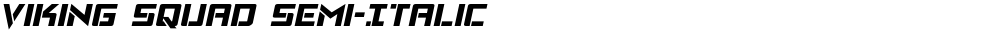 Viking Squad Semi-Italic