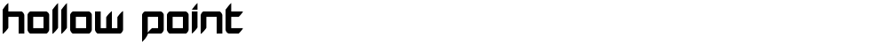 Hollow Point