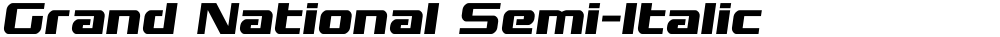 Grand National Semi-Italic