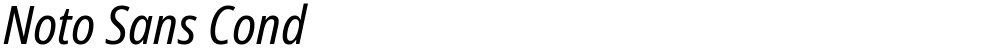 Noto Sans Cond