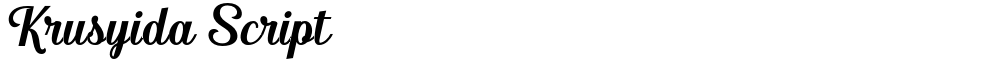 Krusyida Script