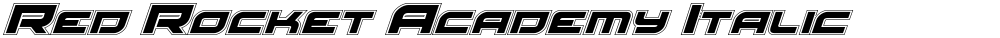 Red Rocket Academy Italic