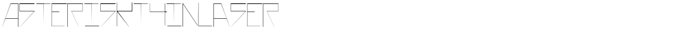 AsteriskThinLaser