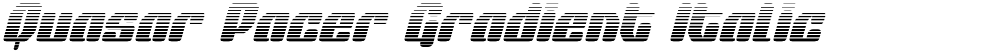 Quasar Pacer Gradient Italic