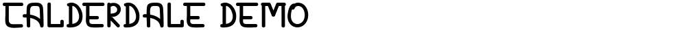 CALDERDALE DEMO