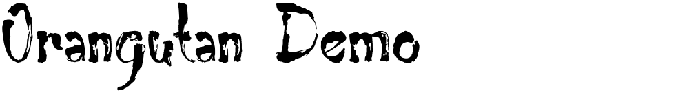 Orangutan Demo