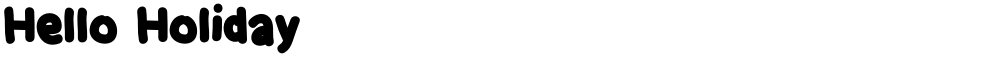 Hello Holiday