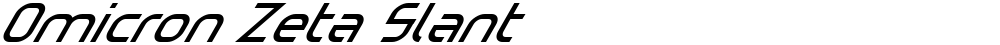 Omicron Zeta Slant