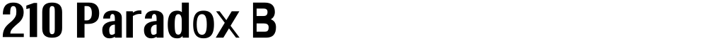 210 Paradox B