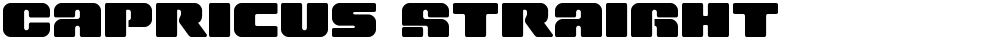 Capricus Straight