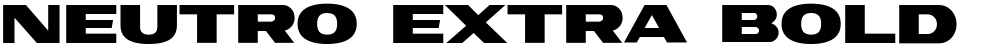 Neutro Extra Bold
