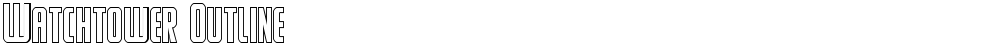 Watchtower Outline