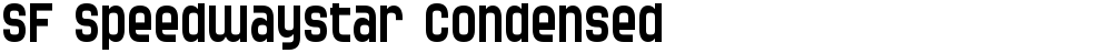 SF Speedwaystar Condensed