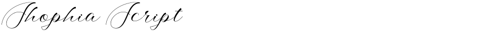 Shophia Script