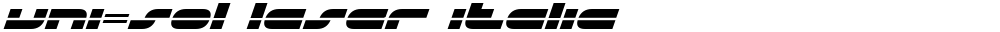uni-sol laser italic