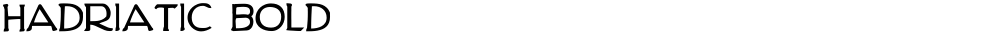 Hadriatic Bold
