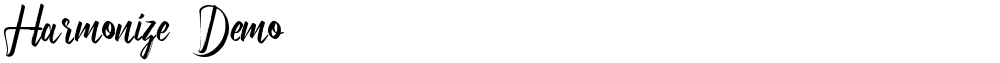Harmonize Demo