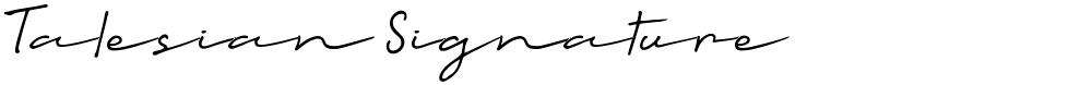 Talesian Signature