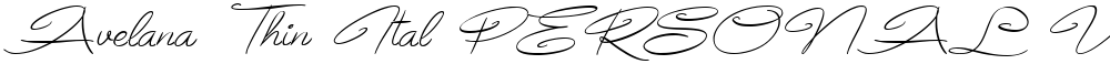 Avelana Thin Ital PERSONAL USE