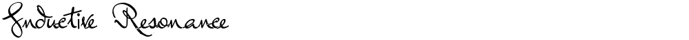 Inductive Resonance