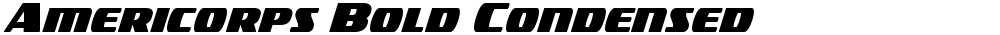 Americorps Bold Condensed