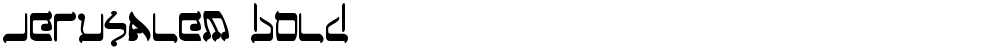 Jerusalem Bold