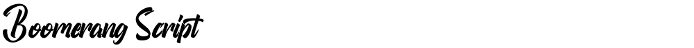 Boomerang Script