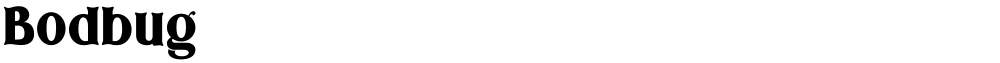 Bodbug