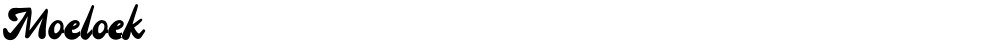 Moeloek