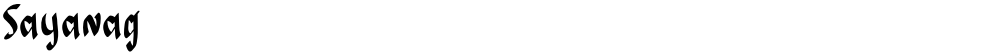 Sayanag
