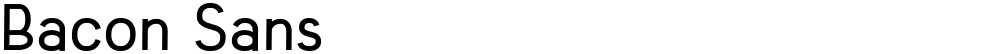 Bacon Sans