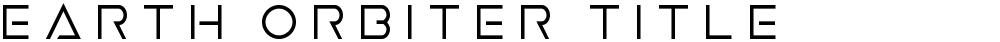 Earth Orbiter Title