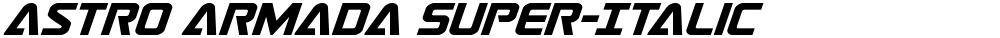 Astro Armada Super-Italic
