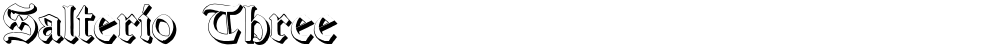 Salterio Three
