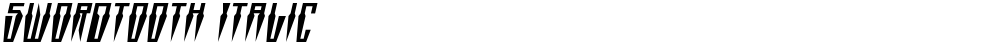 Swordtooth Italic