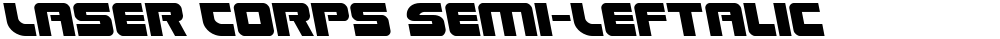 Laser Corps Semi-Leftalic