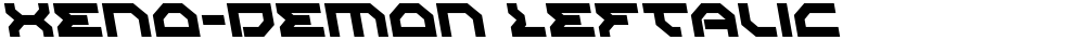 Xeno-Demon Leftalic