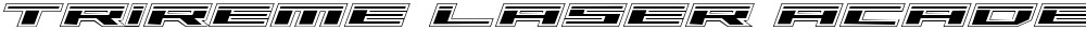 Trireme Laser Academy Italic