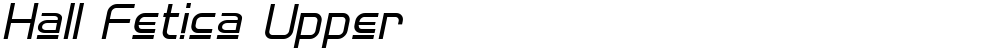 Hall Fetica Upper