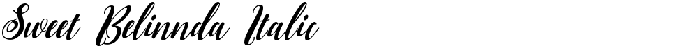 Sweet Belinnda Italic