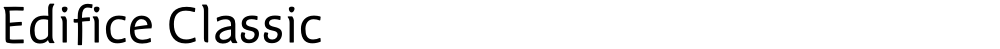 Edifice Classic