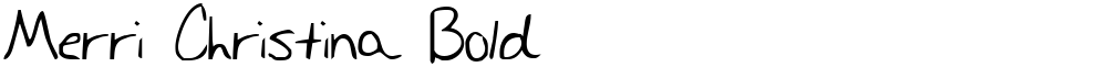 Merri Christina Bold