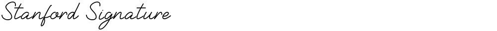 Stanford Signature