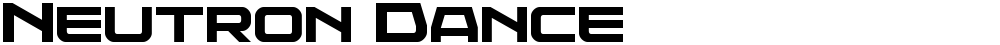 Neutron Dance