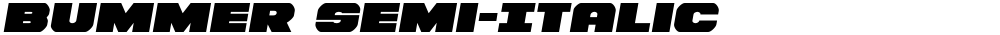 Bummer Semi-Italic
