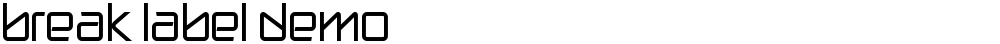 break label DEMO