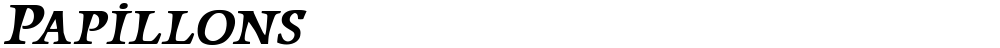 Papillons