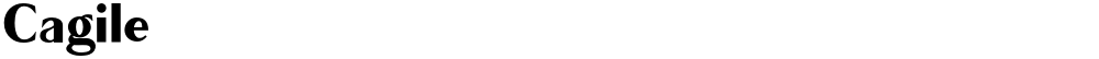 Cagile