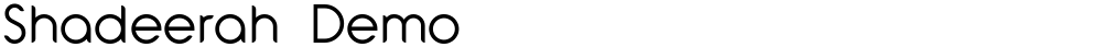 Shadeerah Demo