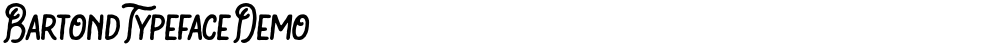 Bartond Typeface Demo